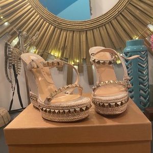 Louboutin Cork Sandals